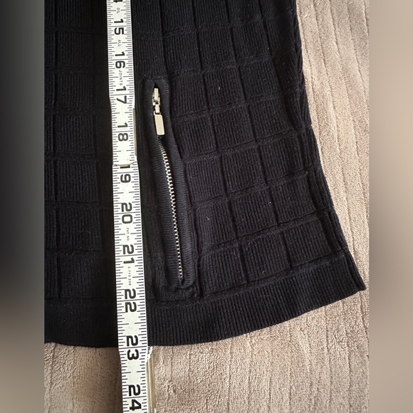 Jamie Sadock Black V-Neck Sweater Vest Button Up - Picture 10 of 16